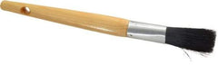 Premier Paint Roller - 3/8" Oval Hog Sash Brush - 2" Bristle Length, 6" Wood Handle - Eagle Tool & Supply