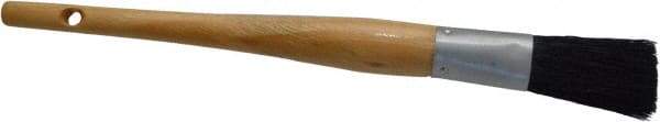 Premier Paint Roller - 5/8" Oval Hog Sash Brush - 2-1/4" Bristle Length, 6" Wood Handle - Eagle Tool & Supply