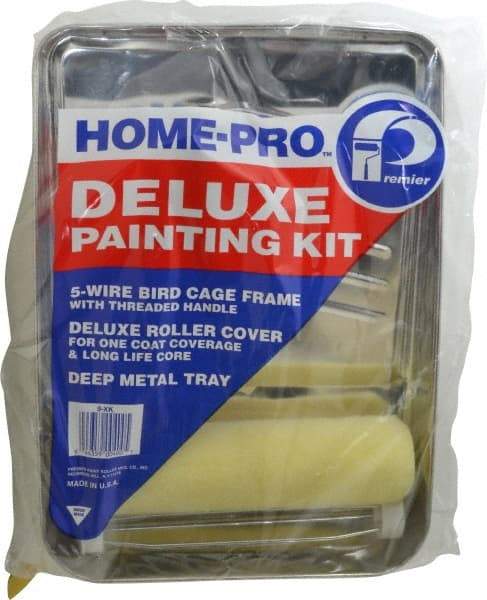 Premier Paint Roller - Paint Roller Set - 9" Wide, Includes Paint Tray, Roller Cover & Frame - Eagle Tool & Supply