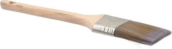 Premier Paint Roller - 2" Angled Synthetic Sash Brush - 2-3/4" Bristle Length, 9" Wood Rattail Handle - Eagle Tool & Supply