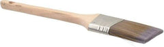 Premier Paint Roller - 2" Angled Synthetic Sash Brush - 2-3/4" Bristle Length, 9" Wood Rattail Handle - Eagle Tool & Supply