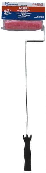 Premier Paint Roller - 1/2" Nap, Mini Paint Roller - 6-1/2" Wide, Includes Roller Cover & Frame - Eagle Tool & Supply