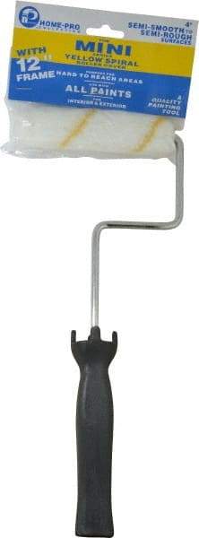 Premier Paint Roller - Mini Paint Roller - 4" Wide, Includes Roller Cover & Frame - Eagle Tool & Supply