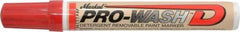 Markal - Red Oil-Based Paint Marker - Fine Tip, Alcohol Base Ink - Eagle Tool & Supply
