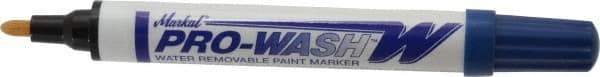 Markal - Blue Oil-Based Paint Marker - Fine Tip, Alcohol Base Ink - Eagle Tool & Supply