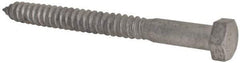 Value Collection - 3/4" Screw, 8" Length Under Head, Steel, Hex Head Lag Screw - Hot Dipped Galvanized, Grade 2 - Eagle Tool & Supply
