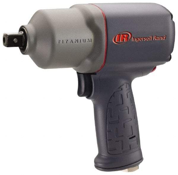 Ingersoll-Rand - 3/8" Drive, 15,000 RPM, 300 Ft/Lb Torque Impact Wrench - Pistol Grip Handle, 1,500 IPM, 17 CFM, 1/4" NPT Inlet - Eagle Tool & Supply