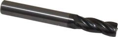 OSG - 5/16", 4 Flute, Single End, Solid Carbide, 0.03" Corner Radius End Mill - 2-1/2" OAL, 30° Helix, Right Hand Flute, 13/16" LOC, Right Hand Cut - Eagle Tool & Supply