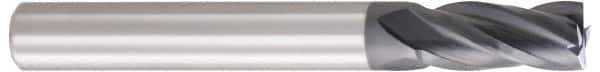 OSG - 9/32", 3/4" LOC, 5/16" Shank Diam, 2-1/2" OAL, 4 Flute, Solid Carbide Square End Mill - Single End, WXL Finish, Spiral Flute, 30° Helix, Centercutting, Right Hand Cut, Right Hand Flute, Series 3604 - Eagle Tool & Supply