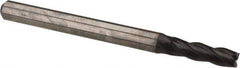 OSG - 7/64", 3/8" LOC, 1/8" Shank Diam, 1-1/2" OAL, 4 Flute, Solid Carbide Square End Mill - Single End, WXL Finish, Spiral Flute, 30° Helix, Centercutting, Right Hand Cut, Right Hand Flute, Series 3604 - Eagle Tool & Supply