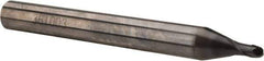 OSG - 3/32" Diam, 3/32" LOC, 2 Flute Solid Carbide Ball End Mill - WXL Finish, Single End, 2-1/2" OAL, 1/4" Shank Diam, Spiral Flute - Eagle Tool & Supply