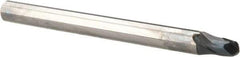 OSG - 3/16" Diam, 3/16" LOC, 2 Flute Solid Carbide Ball End Mill - WXL Finish, Single End, 3" OAL, 1/4" Shank Diam, Spiral Flute - Eagle Tool & Supply