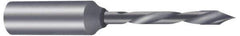 Onsrud - 8mm Cutting Diam x 30mm Length of Cut, 2 Flute, Upcut Spiral Router Bit - Uncoated, Right Hand Cut, Solid Carbide, 57mm OAL x 10mm Shank Diam, Through-Hole Boring Bit - Eagle Tool & Supply