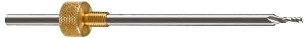 Onsrud - 1/16" Cutting Diam x 5/16" Length of Cut, 1 Flute, Upcut Spiral Router Bit - Uncoated, Right Hand Cut, Solid Carbide, 6-1/2" OAL x 11/64" Shank Diam, Single Edge - Eagle Tool & Supply