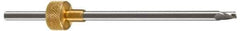 Onsrud - 3/16" Cutting Diam x 3/8" Length of Cut, 1 Flute, Upcut Spiral Router Bit - Uncoated, Right Hand Cut, Solid Carbide, 6-1/2" OAL x 1/4" Shank Diam, Single Edge - Eagle Tool & Supply