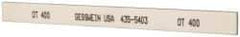 Value Collection - 400 Grit Aluminum Oxide Rectangular Polishing Stone - Super Fine Grade, 1/2" Wide x 6" Long x 1/8" Thick, Oil Filled - Eagle Tool & Supply