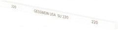 Made in USA - 220 Grit Aluminum Oxide Square Polishing Stone - Eagle Tool & Supply