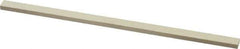 Made in USA - 800 Grit Aluminum Oxide Rectangular Polishing Stone - Super Fine Grade, 1/4" Wide x 6" Long x 1/8" Thick - Eagle Tool & Supply