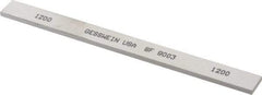 Made in USA - 1200 Grit Aluminum Oxide Rectangular Polishing Stone - Ultra Fine Grade, 1/2" Wide x 6" Long x 1/8" Thick - Eagle Tool & Supply