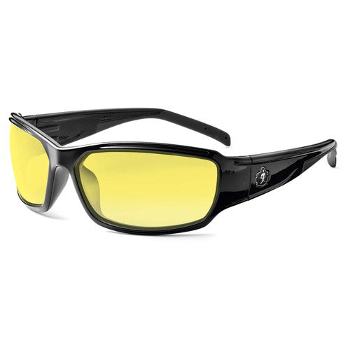 Thor Yellow Lens Black Safety Glasses - Eagle Tool & Supply
