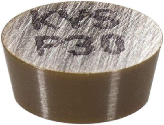 Kennametal - RPG21.50 Grade KYSP30 Ceramic Milling Insert - Uncoated, 3/32" Thick, 1/4" Inscribed Circle - Eagle Tool & Supply