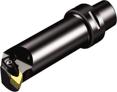 Sandvik Coromant - Left Hand Cut, Size C4, DNMG 332 Insert Compatiblity, Modular Turning & Profiling Cutting Unit Head - 17mm Ctr to Cutting Edge, 90mm Head Length, Through Coolant, Series T-Max P - Eagle Tool & Supply