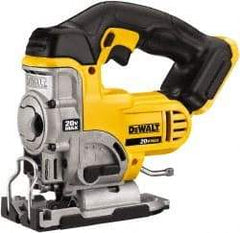 DeWALT - 20 Volt, 3,000 SPM, 1" Stroke Length, Cordless Jigsaw - Eagle Tool & Supply