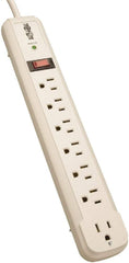 Tripp-Lite - 7 Outlets, 120 VAC15 Amps, 4' Cord, Power Outlet Strip - Floor, Keyhole Mount, 5-15 NEMA Configuration, 12.4" Strip - Eagle Tool & Supply