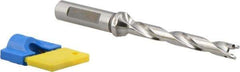 Iscar - 0.354" to 0.39" Diam, 8xD, 2.83" Max Depth, 1/2" Shank Diam, 5.23" OAL, Replaceable-Tip Drill - FCP, ICK, ICK-2M, ICM, ICP, iCP-2M Insert, 51101541 Toolholder, Series SumoCham - Eagle Tool & Supply