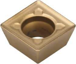 Kennametal - SDMT060304E GG Grade KC730M Carbide Milling Insert - TiN Finish, 1/4" Inscribed Circle, 1/64" Corner Radius - Eagle Tool & Supply