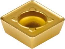 Kennametal - SDMT080308E GG Grade KC730M Carbide Milling Insert - TiN Finish, 0.318" Inscribed Circle, 1/32" Corner Radius - Eagle Tool & Supply