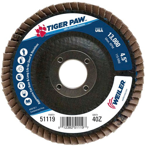 4 1/2 TIGER PAW ABRASIVE - Eagle Tool & Supply