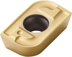 Seco - APFT160440 M13 Grade T25M Carbide Milling Insert - TiCN/TiC/TiCN/TiN Finish, 0.187" Thick, 0.157" Corner Radius - Eagle Tool & Supply