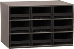 Akro-Mils - 9 Drawer, Small Parts Cabinet - 11" Deep x 17" Wide x 11" High - Eagle Tool & Supply
