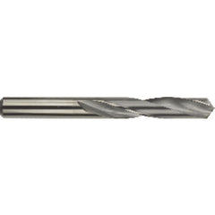 #40 Dia. × 0.098″ Shank × 1″ Flute Length × 2″ OAL, Standard, 118°, Bright, 2 Flute, External Coolant, Round Solid Carbide Drill Series/List #5374 - Eagle Tool & Supply