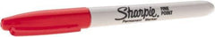 Dymo - Red Permanent Marker - Fine Felt Tip, AP Nontoxic Ink - Eagle Tool & Supply