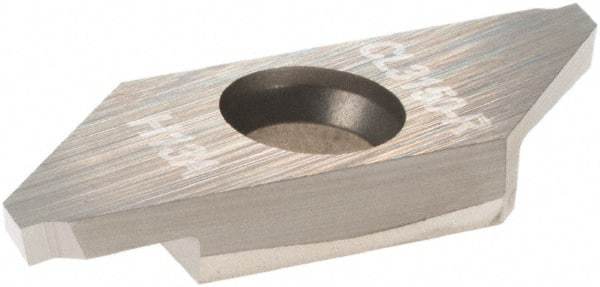 Sandvik Coromant - MACL3 MAC H13A Grade, 0.0591" Cutting Width, Carbide Cutoff Insert - 15° Left Hand Lead Angle, 0.002" Cnr Rad - Eagle Tool & Supply