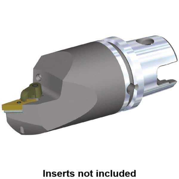 Kennametal - Left Hand Cut, Size KM63, VN.. Insert Compatiblity, Modular Turning & Profiling Cutting Unit Head - 115mm Head Length, Through Coolant, Series M-Clamping - Eagle Tool & Supply