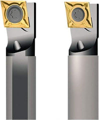 Seco - 17mm Min Bore Diam, 160mm OAL, 12mm Shank Diam, A-SCFC Indexable Boring Bar - 20mm Max Bore Depth, CC.. 09T3.. Insert, Screw Holding Method - Eagle Tool & Supply