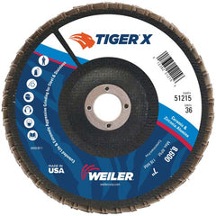 7 × 7/8 ARBOR 36X FLAP DISC - Eagle Tool & Supply