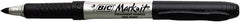 Bic - Black Permanent Marker - Fine Tip, Alcohol Base Ink - Eagle Tool & Supply