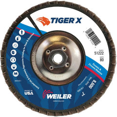 7X5/8-11 ARBOR 80X FLAP DISC - Eagle Tool & Supply