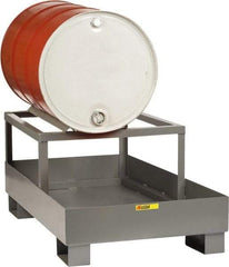 Little Giant - 33 Gal Sump, 1 Drum, Steel Drum Rack - 51" Long x 26" Wide x 22" High - Eagle Tool & Supply