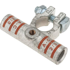 Made in USA - 2/0 AWG, Copper Battery Connector - Orange - Eagle Tool & Supply