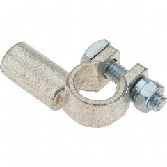 Made in USA - 1/0 AWG, Copper Battery Connector - Black - Eagle Tool & Supply
