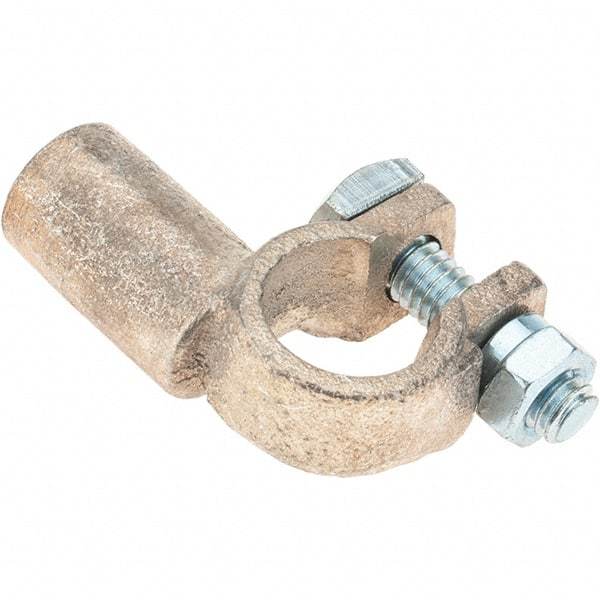Made in USA - 2/0 AWG, Copper Battery Connector - Orange - Eagle Tool & Supply