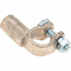 Made in USA - 2/0 AWG, Copper Battery Connector - Orange - Eagle Tool & Supply