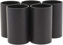 Value Collection - 2" Long Heat Shrink Electrical Tubing - Black - Eagle Tool & Supply