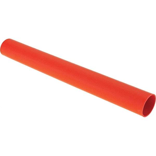 Value Collection - 8" Long Heat Shrink Electrical Tubing - Red - Eagle Tool & Supply