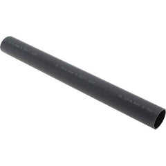 Value Collection - 8" Long Heat Shrink Electrical Tubing - Black - Eagle Tool & Supply